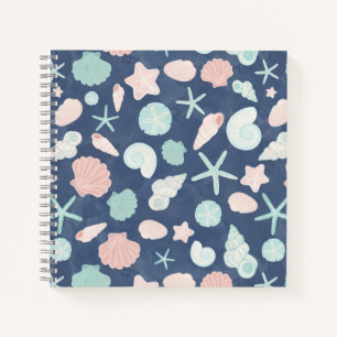 Muschelmuster Notizbuch