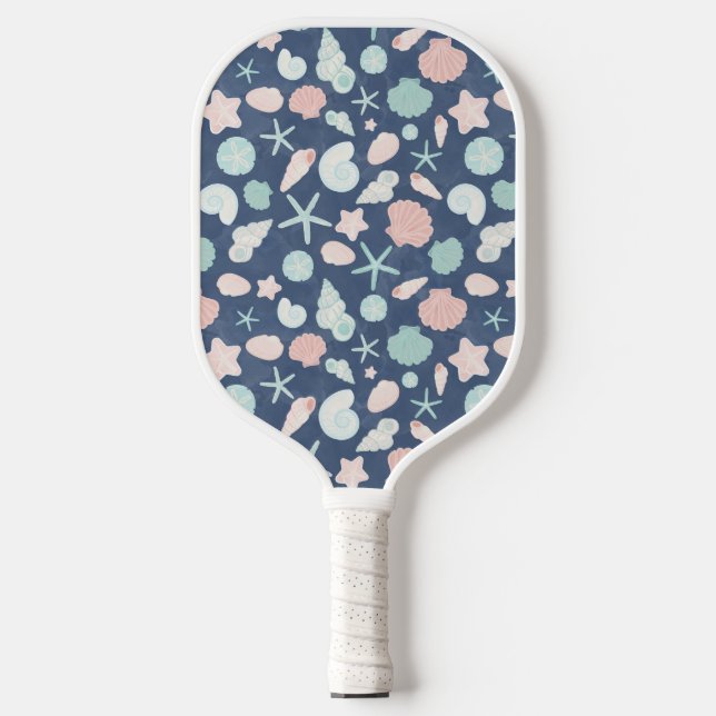 Muschelmuster Pickleball Schläger (Vorderseite)