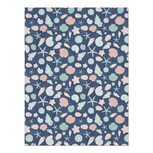 Muschelmuster Poster (Vorderseite)