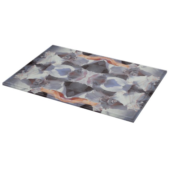 Muschelmuster Schneidebrett (Ecke)