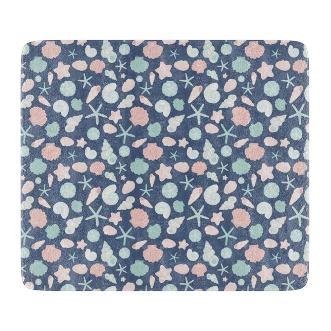 Muschelmuster Schneidebrett (Vorderseite)