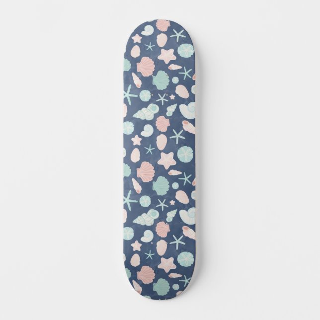 Muschelmuster Skateboard (Vorderseite)