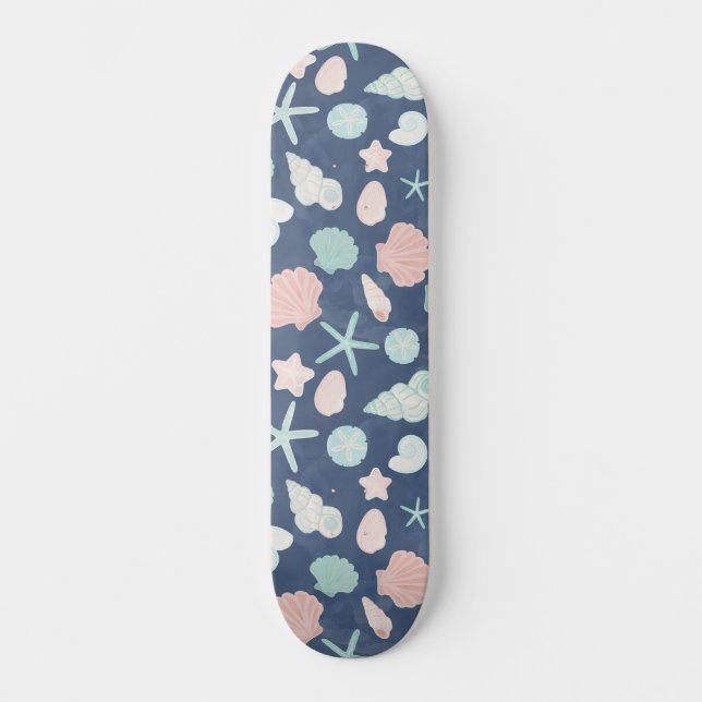 Muschelmuster Skateboard (Vorderseite)