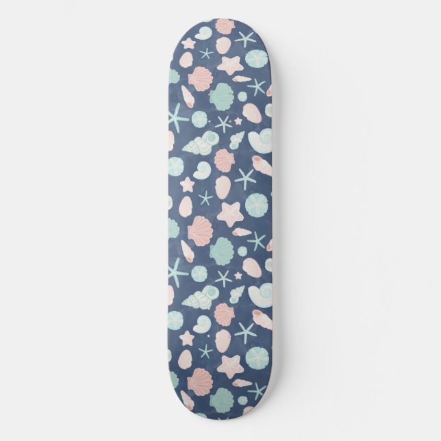 Muschelmuster Skateboard (Vorderseite)