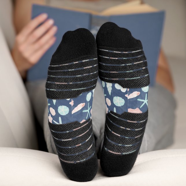 Muschelmuster Socken (Unterseite)