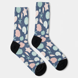 Muschelmuster Socken