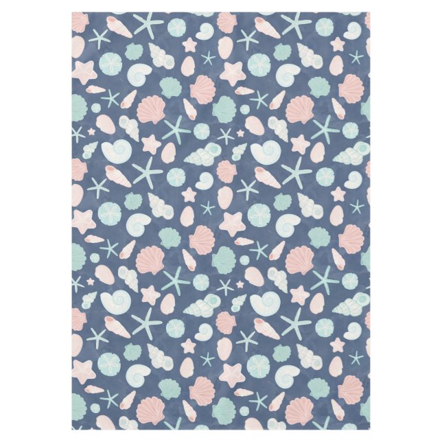 Muschelmuster Tischdecke (Vorderseite)