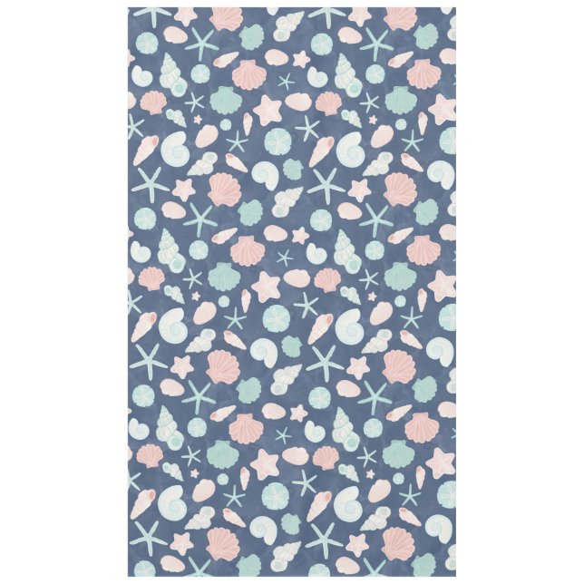 Muschelmuster Tischdecke (Vorderseite)
