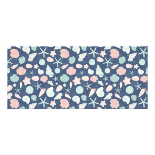 Muschelmuster Werbekarte