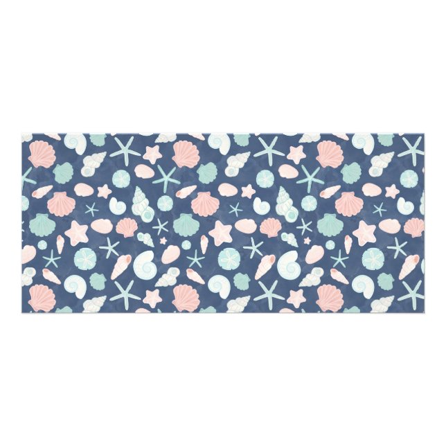 Muschelmuster Werbekarte (Vorne)