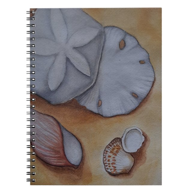 Muscheln am Meer Notizblock (Vorderseite)