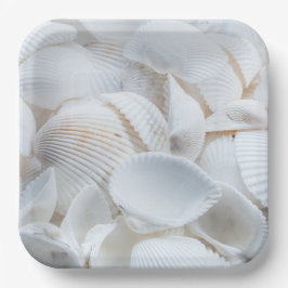 Muscheln am Meer Teller