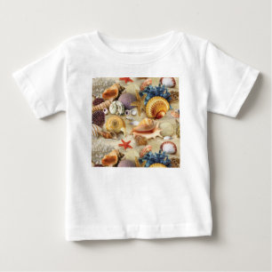Muscheln am Strand Baby T-shirt