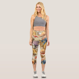 Muscheln am Strand Capri Leggings