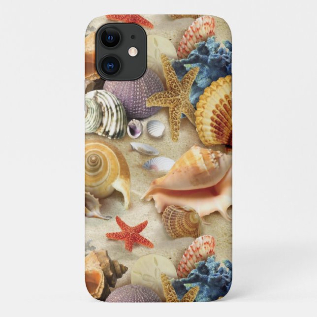 Muscheln am Strand Case-Mate iPhone Hülle (Rückseite)
