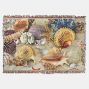 Muscheln am Strand Decke