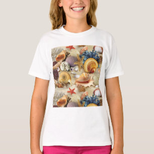 Muscheln am Strand T-Shirt