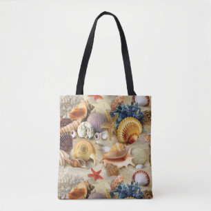 Muscheln am Strand Tasche
