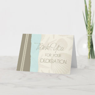 Muscheln Anniversary Card für Mitarbeiter Dankeskarte