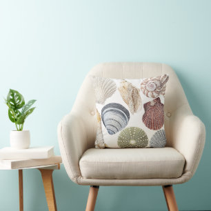 Muscheln Art Coastal Beach Kissen