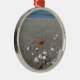 Muscheln auf Sand. Sommerstrand Ornament Aus Metall (Rechts)