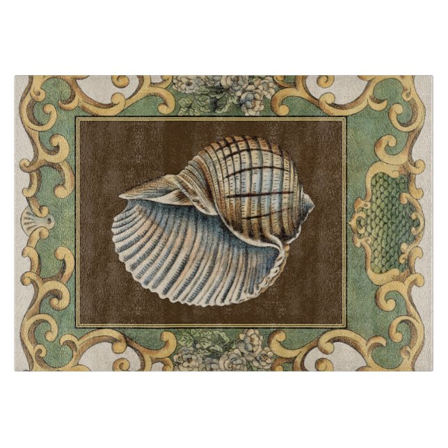 Muscheln der kleinen Meerjungfrau Schneidebrett (Vorderseite)