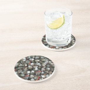 Muscheln des Blutcockle Untersetzer