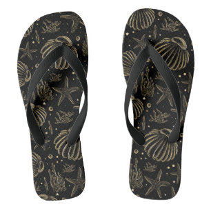 Muscheln drucken Flip Flops