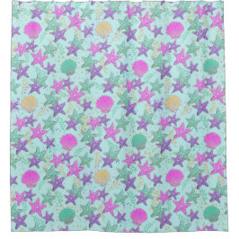 Muscheln Duschvorhang