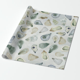 Muscheln für Wasserfarben Geschenkpapier