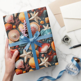 Muscheln Geschenkpapier