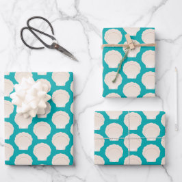 Muscheln Geschenkpapier Set