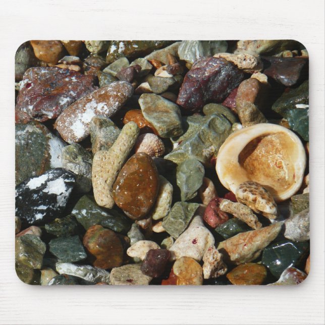 Muscheln-, Gestein- und Korallenfotografie Mousepad (Vorne)
