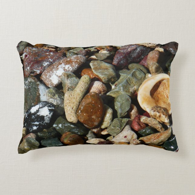 Muscheln-, Gestein- und Korallenfotografie Zierkissen (Vorderseite)