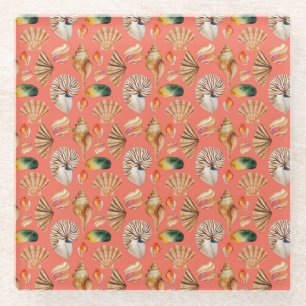 MUSCHELN GLASUNTERSETZER