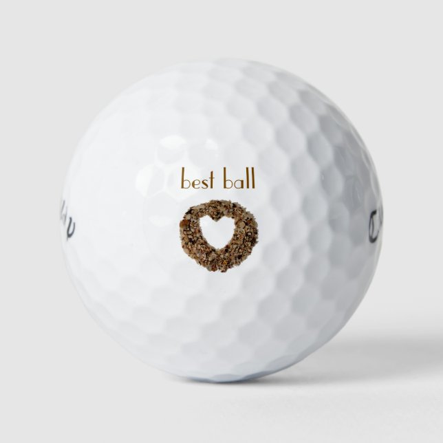 Muscheln - Golfball am besten (Vorderseite)