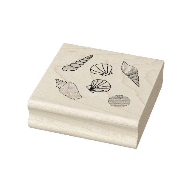 Muscheln Gummistempel (Stempel)