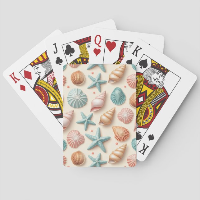 Muscheln im Überfluss Spielkarten (Rückseite)