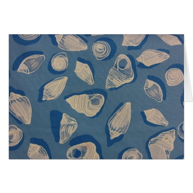 Muscheln in Blau (Vorderseite (Horizontal))