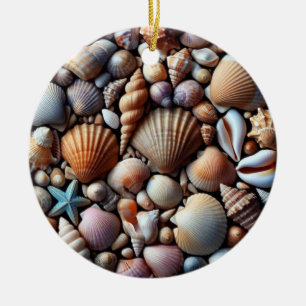 Muscheln Keramik Ornament
