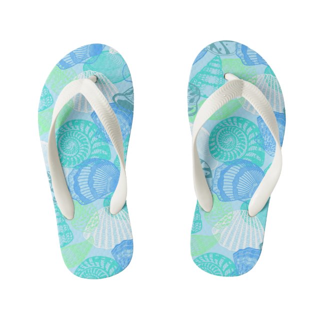 Muscheln Kinder Flip Flops (Fußbett)