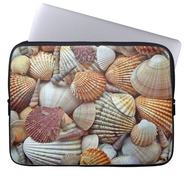 Muscheln Laptopschutzhülle (Vorderseite)