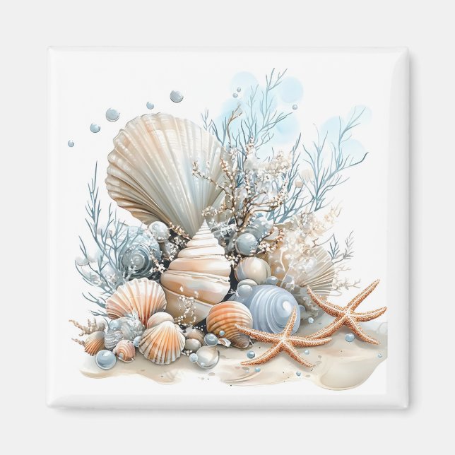 Muscheln Magnet   (Vorne)