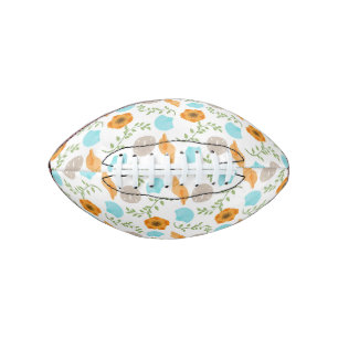 Muscheln Meeresschnecke Orange Blume Grüne Blätter Football