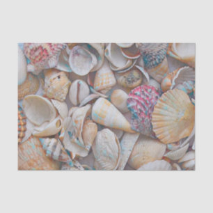 Muscheln Ozean Strand Mosaik Art Decoupage Seidenpapier
