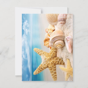 Muscheln postkarte