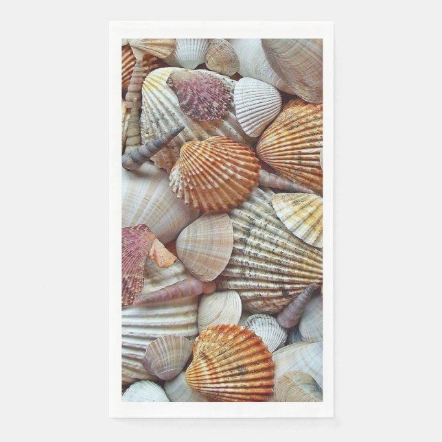 Muscheln Serviette (Vorderseite)