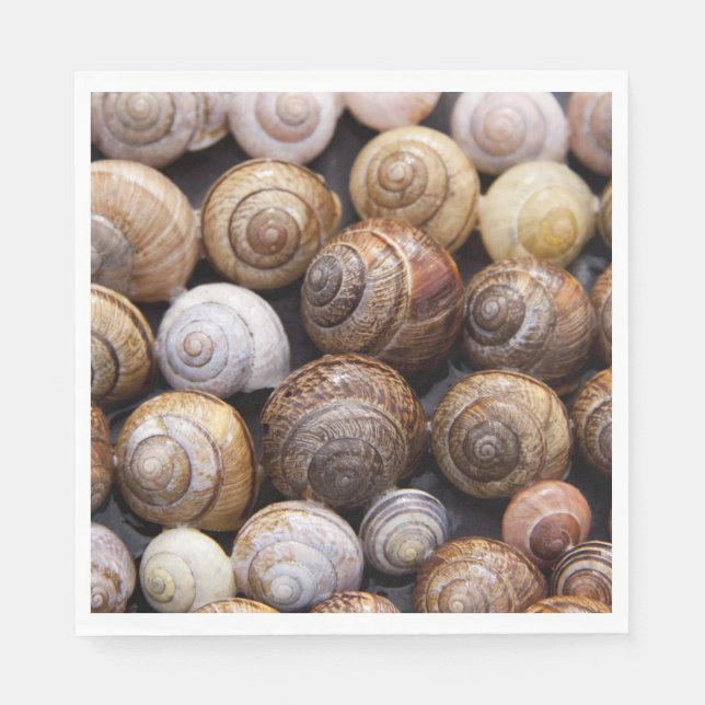 Muscheln Serviette (Vorderseite)