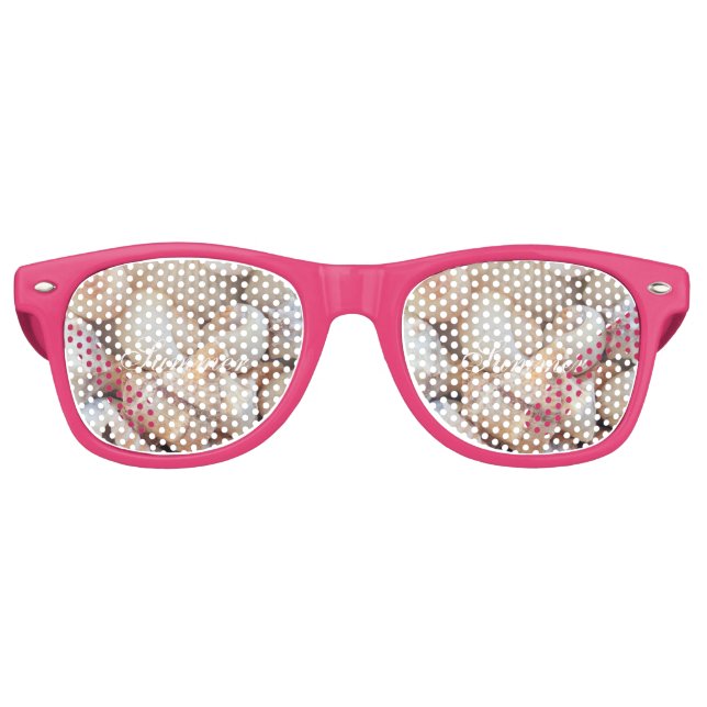 Muscheln, Sommer Beach Exotik tropische Romantik Partybrille (Vorderseite)