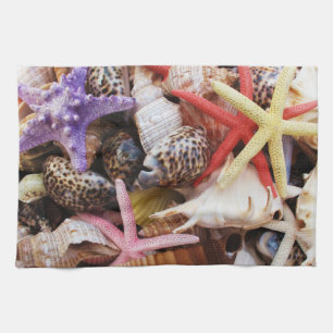 Muscheln Starfish Farbige Muschel Handtuch